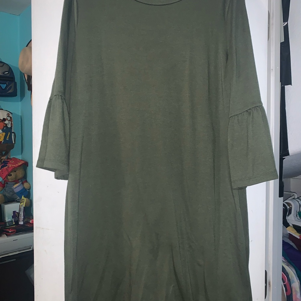 Green dress